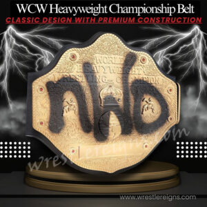 nWo "Spray Paint" WCW Heavyweight Championship Belt "Featured Image Front View"
